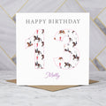 Personalised 13th Birthday Dressage Card, Custom Name Equestrian Card, Age 13 Horse Lover Birthday Card, Riding Gift For Girl (P00282) - Default Title (P00282)