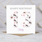 Personalised 13th Birthday Dressage Card, Custom Name Equestrian Card, Age 13 Horse Lover Birthday Card, Riding Gift For Girl (P00282) - Default Title (P00282)