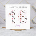 Personalised 16th Birthday Dressage Card, Custom Name Equestrian Card, Age 16 Horse Lover Birthday Card, Riding Gift For Girl (P00283) - Default Title (P00283)