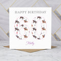 Personalised 60th Birthday Dressage Card, Custom Name Equestrian Birthday Card, Age 60 Horse Lover Card, Riding Gift for Her (P00288) - Default Title (P00288)