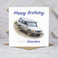 Land Rover Discovery Birthday Card For Grandson, Personalised Off Road 4x4 Enthusiast Greeting Card For Him, Special Birthday (S00145) - Blank Inside - Sent To You (S00145)
