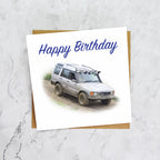 Land Rover Discovery Birthday Card, Personalised Off Road 4x4 Enthusiast Greeting Card For Him, Special Birthday (S00150) - Blank Inside - Sent To You (S00150)