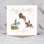Gran Eventing Birthday Card, Horse Trials Birthday Card, Equestrian Greeting Card For Horse Rider (S00221) - Blank Inside - Sent To You (S00221)