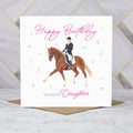 Daughter Birthday Card For Dressage Rider, Equestrian Birthday Card, Horse Lover Greeting Card For Daughter (S00248) - Blank Inside - Sent To You (S00248)