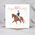 65th Birthday Card For Dressage Rider, Horse Birthday Card Age 60, Equestrian Card For Horse Loving Girl (S00264) - Blank Inside - Sent To You (S00264)