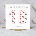 18th Birthday Horse Riding Card, Equestrian Dressage Birthday Card For Girl, Age 18 Horse Card, Teen Horse Lover Birthday Gift (S00590) - Blank Inside - Sent To You (S00590)