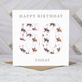 50th Birthday Horse Riding Card, Equestrian Birthday Card, Age 50 Horse Card, Horse Lover 50th Birthday Card, Dressage Gift (S00594) - Blank Inside - Sent To You (S00594)