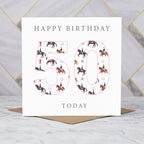 50th Birthday Horse Riding Card, Equestrian Birthday Card, Age 50 Horse Card, Horse Lover 50th Birthday Card, Dressage Gift (S00594) - Blank Inside - Sent To You (S00594)