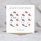80th Birthday Horse Riding Card, Equestrian Birthday Card, Age 80 Horse Card, Horse Lover 80th Birthday Card, Dressage Gift (S00597) - Blank Inside - Sent To You (S00597)