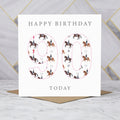 90th Birthday Horse Riding Card, Equestrian Birthday Card, Age 90 Horse Card, Horse Lover 90th Birthday Card, Dressage Gift (S00598) - Blank Inside - Sent To You (S00598)