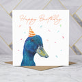 Duck Birthday Card, Cute Duck Birthday Card, Duck Lover Card, Funny Animal Birthday Card, Farm Animal Card, Birthday Card (S00621) - Blank Inside - Sent To You (S00621)