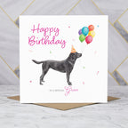 Gran Labrador Birthday Card, Black Lab Birthday Card, Dog Lover Card, Labrador Birthday Card, Special Gran Card (S00636) - Blank Inside - Sent To You (S00636)