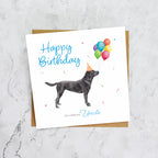 Uncle Labrador Birthday Card, Black Lab Birthday Card, Dog Lover Card, Labrador Birthday Card, Special Uncle Card (S00653) - Blank Inside - Sent To You (S00653)