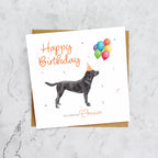 Cousin Labrador Birthday Card, Black Lab Birthday Card, Dog Lover Card, Labrador Birthday Card, Special Cousin Card (S00655) - Blank Inside - Sent To You (S00655)