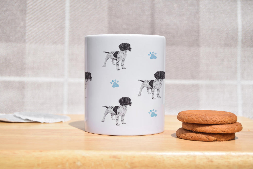 Personalised Springer Spaniel Mug- Custom Dog Name Mug- Spaniel Gift- Dog Lover Mug- Paw Print Mug- Pet Owner Gift