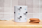 Personalised Springer Spaniel Mug- Custom Dog Name Mug- Spaniel Gift- Dog Lover Mug- Paw Print Mug- Pet Owner Gift