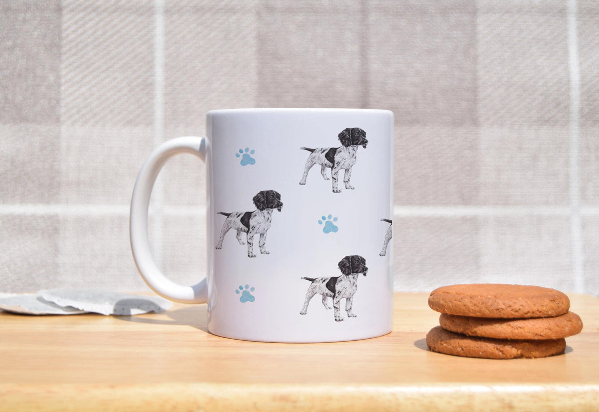 Personalised Springer Spaniel Mug- Custom Dog Name Mug- Spaniel Gift- Dog Lover Mug- Paw Print Mug- Pet Owner Gift